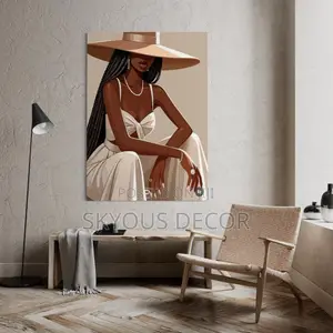 Girly Golden Wall Art Decor
