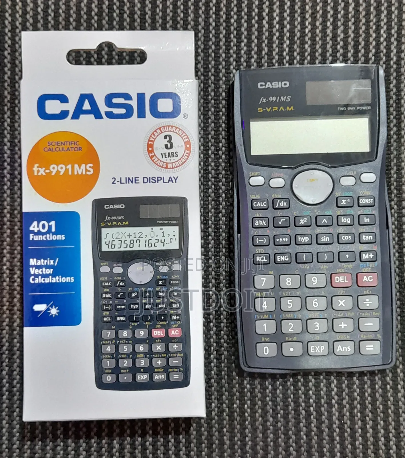 Casio Fx-991ms Calculator – 401 Functions