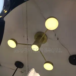 3 Arms Golden Pendant Light