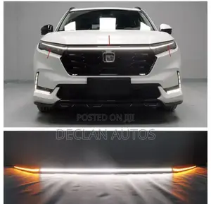 Honda Cr-v 23 - 24 Led Front Upper Grille Lights W/ Turn Signal Lamp