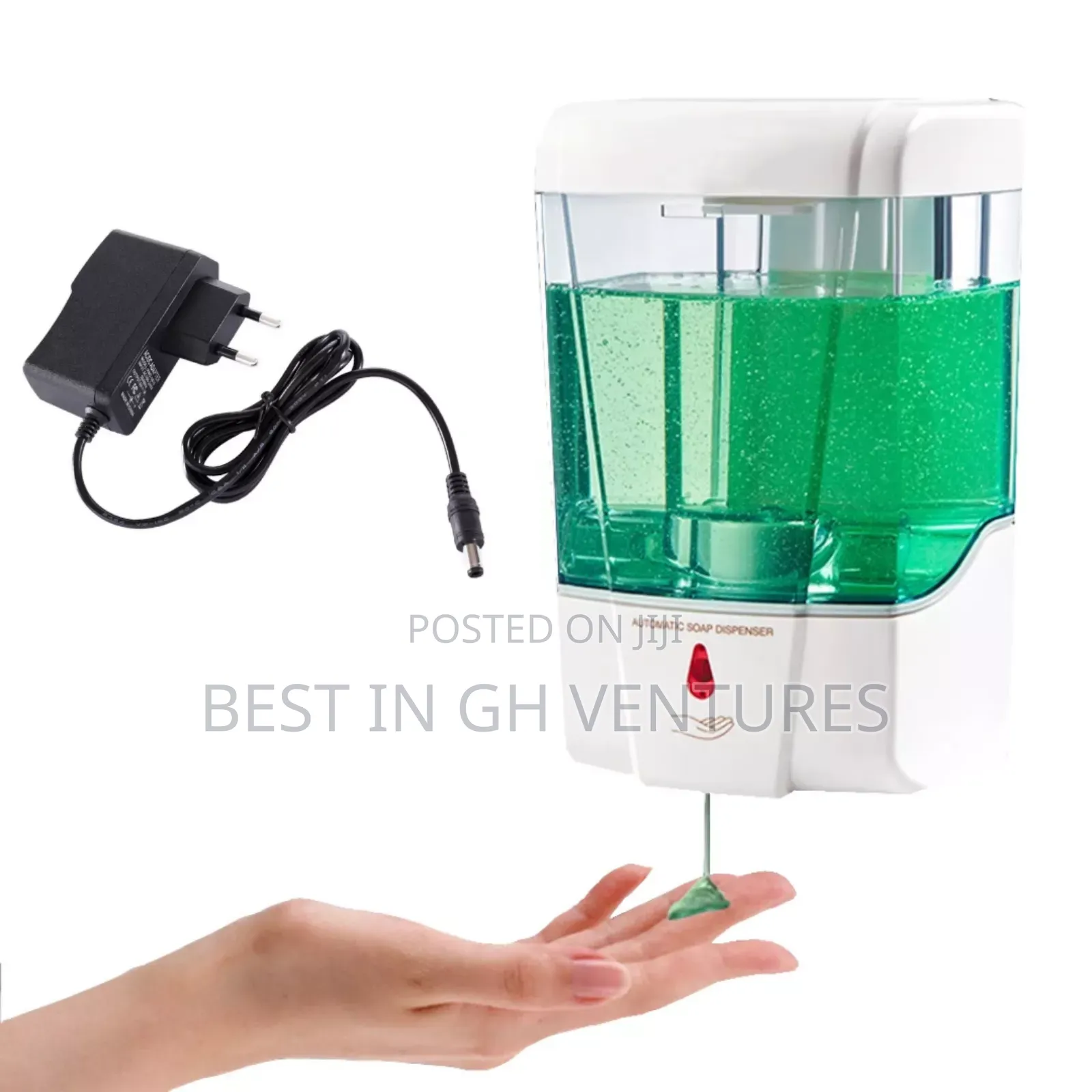 700ml Automatic Soap Dispenser + Adapter Plug