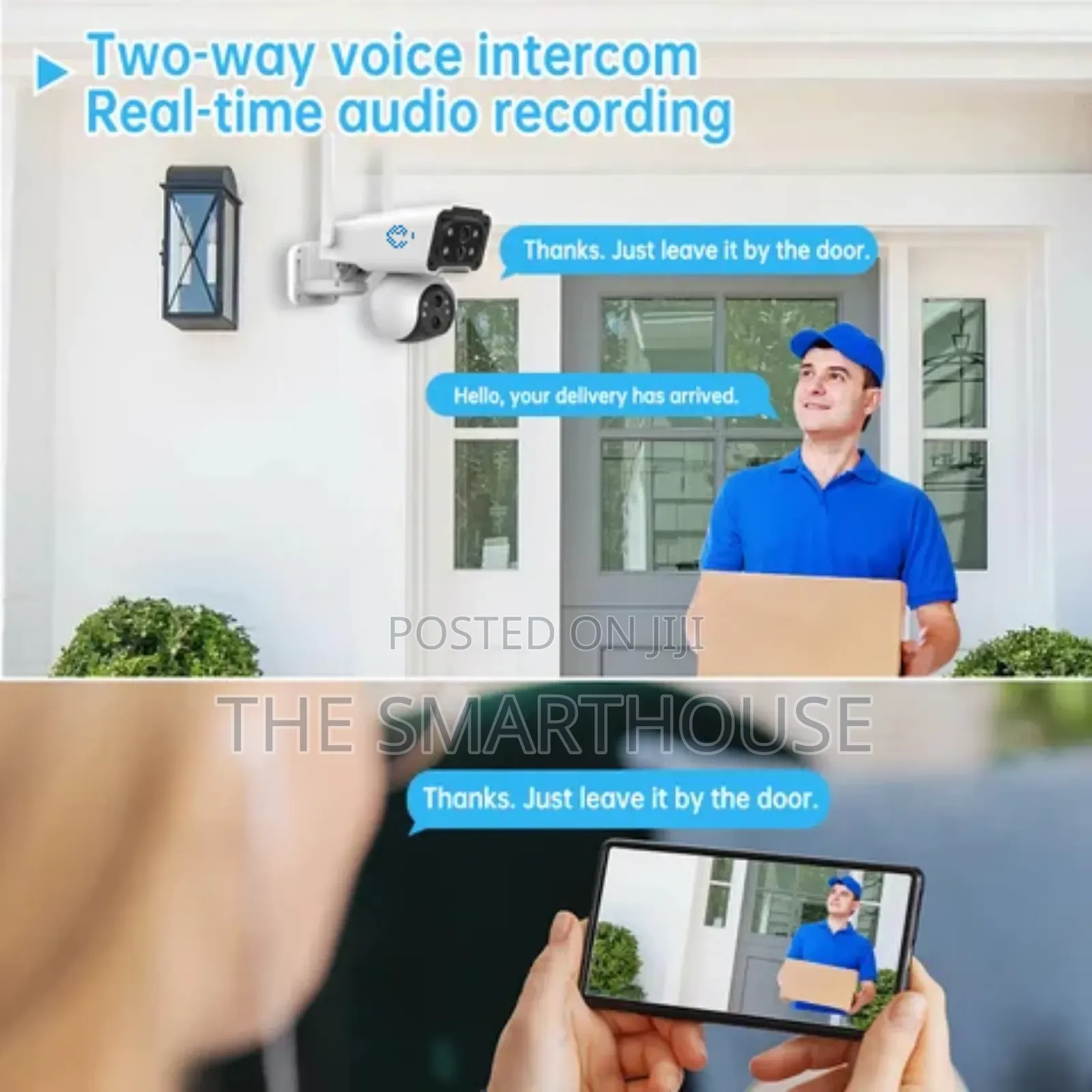 Smart 4g Dual Lens CCTV ( Support All Sim Card)
