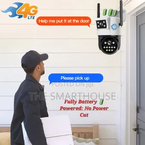 TSH- 4g Dual-Lens Cctv(Support All Sim, Electricity Battery Powered)