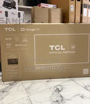 New TCL 50 Inch Qled Smart Screen Television 