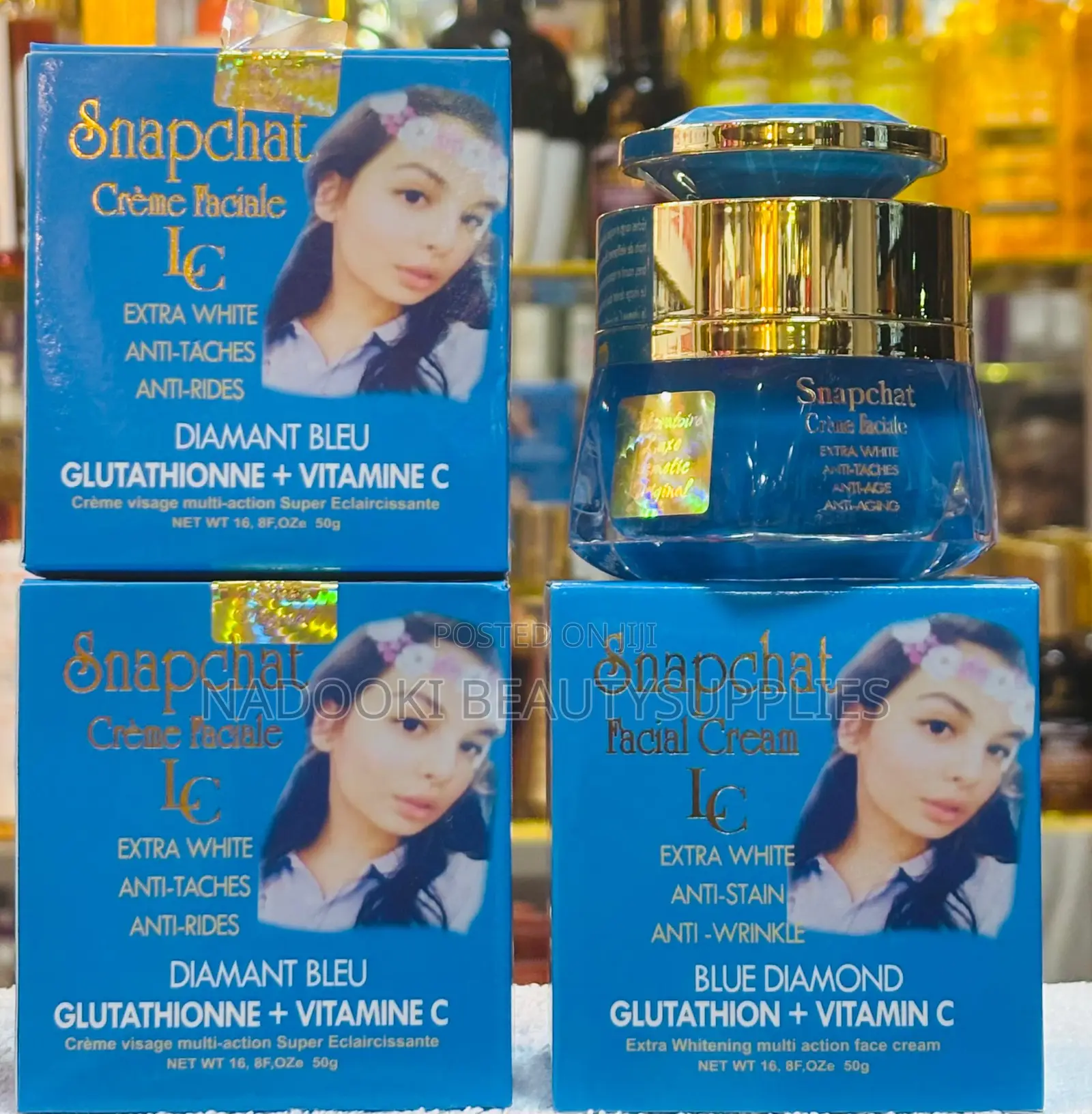 Lait Snapchat Facial Cream Blue Diamond