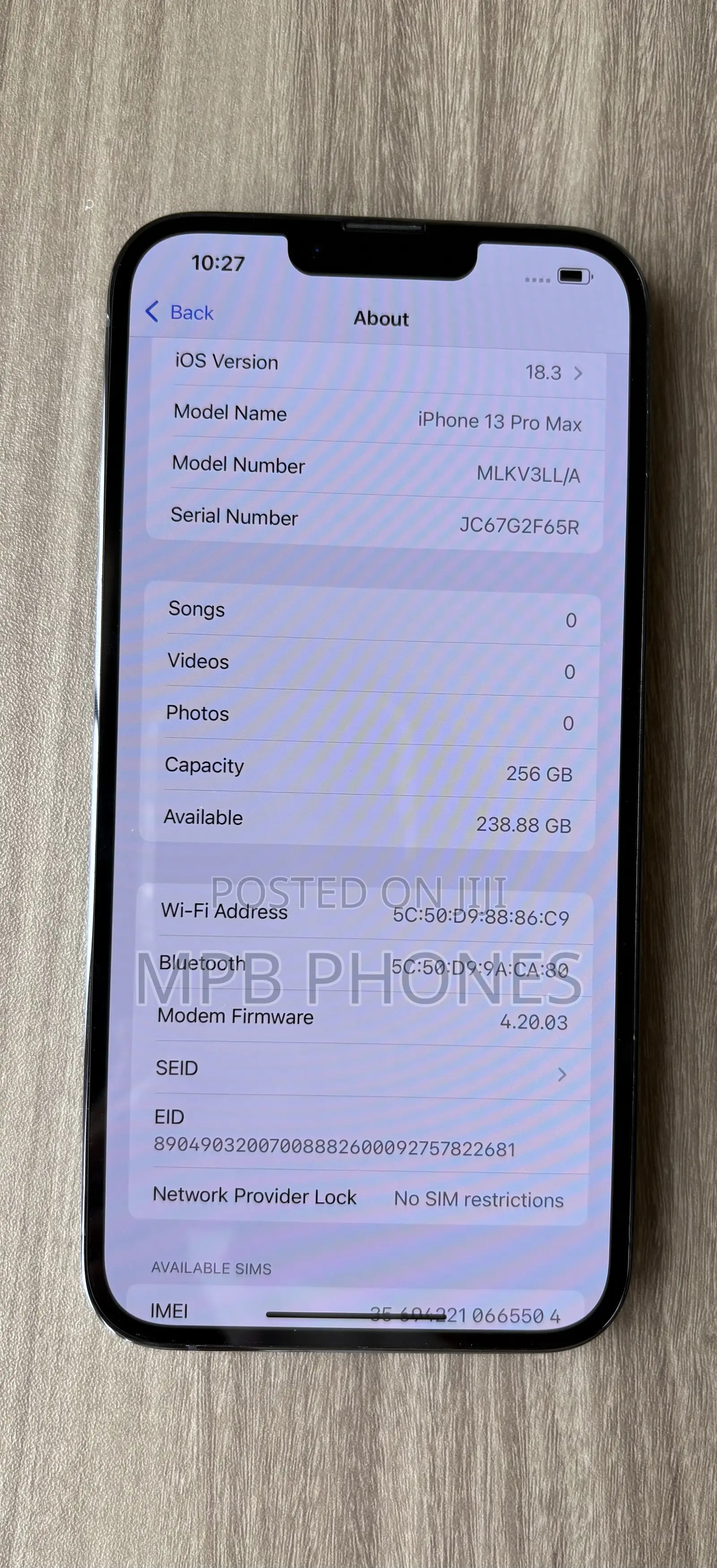 Apple iPhone 13 Pro Max 256 GB Blue