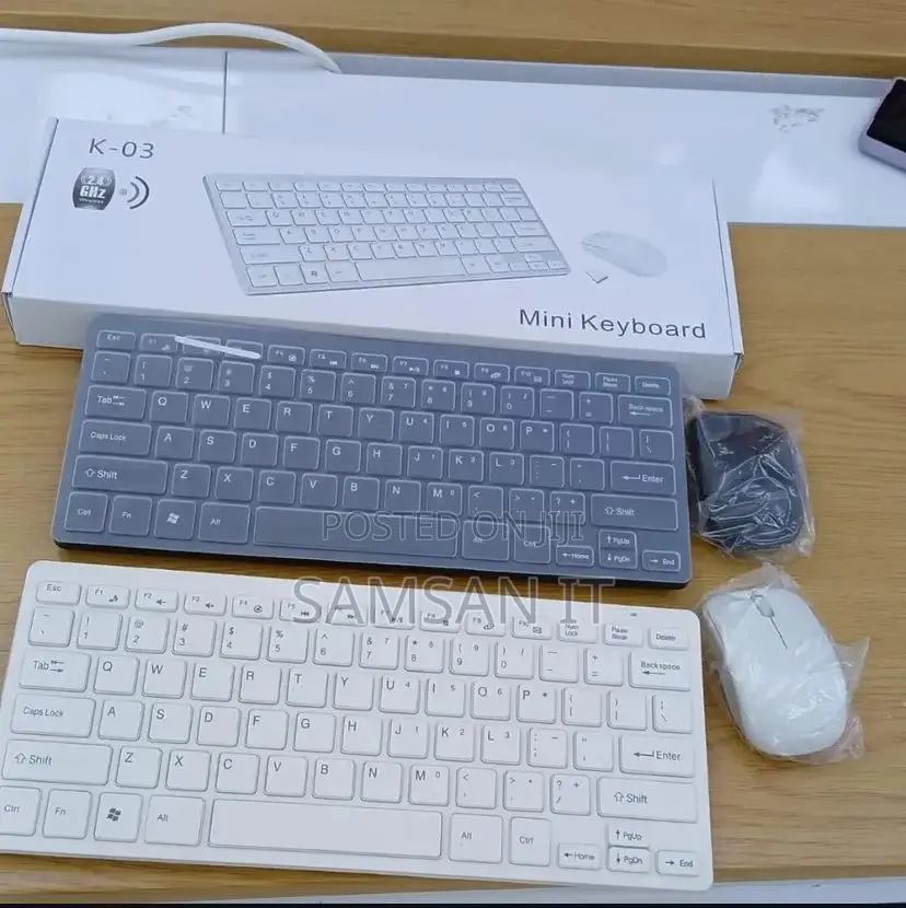 Universal Wireless Mini / Portable Keyboard and Mouse Set
