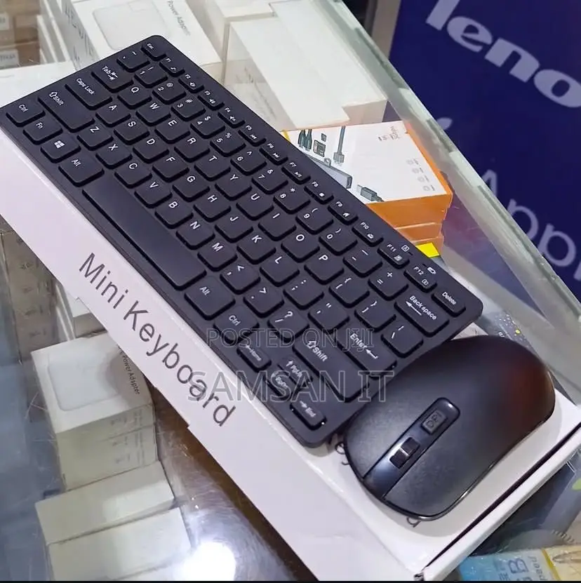 Universal Wireless Mini / Portable Keyboard and Mouse Set