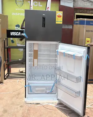 High Quality TCL P540tmgwd 413ltrs Double Door Electric Fridge.
