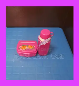 Plastic Lunch Bowl and Water Bottle.