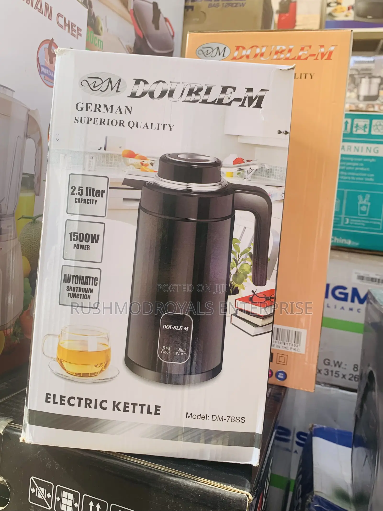 Quick Boil, Stylish Design: The Double M Dm-78ss Kettle