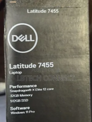 New Dell Latitude 7450 16GB Qualcomm Snapdragon X Elite SSD 512GB