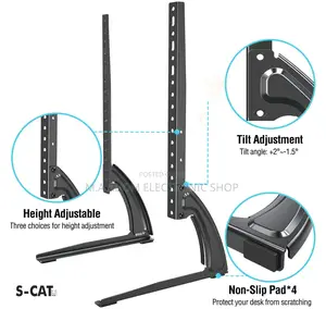 Led Tv Leg Stand 32”-75” Tv Without Legs