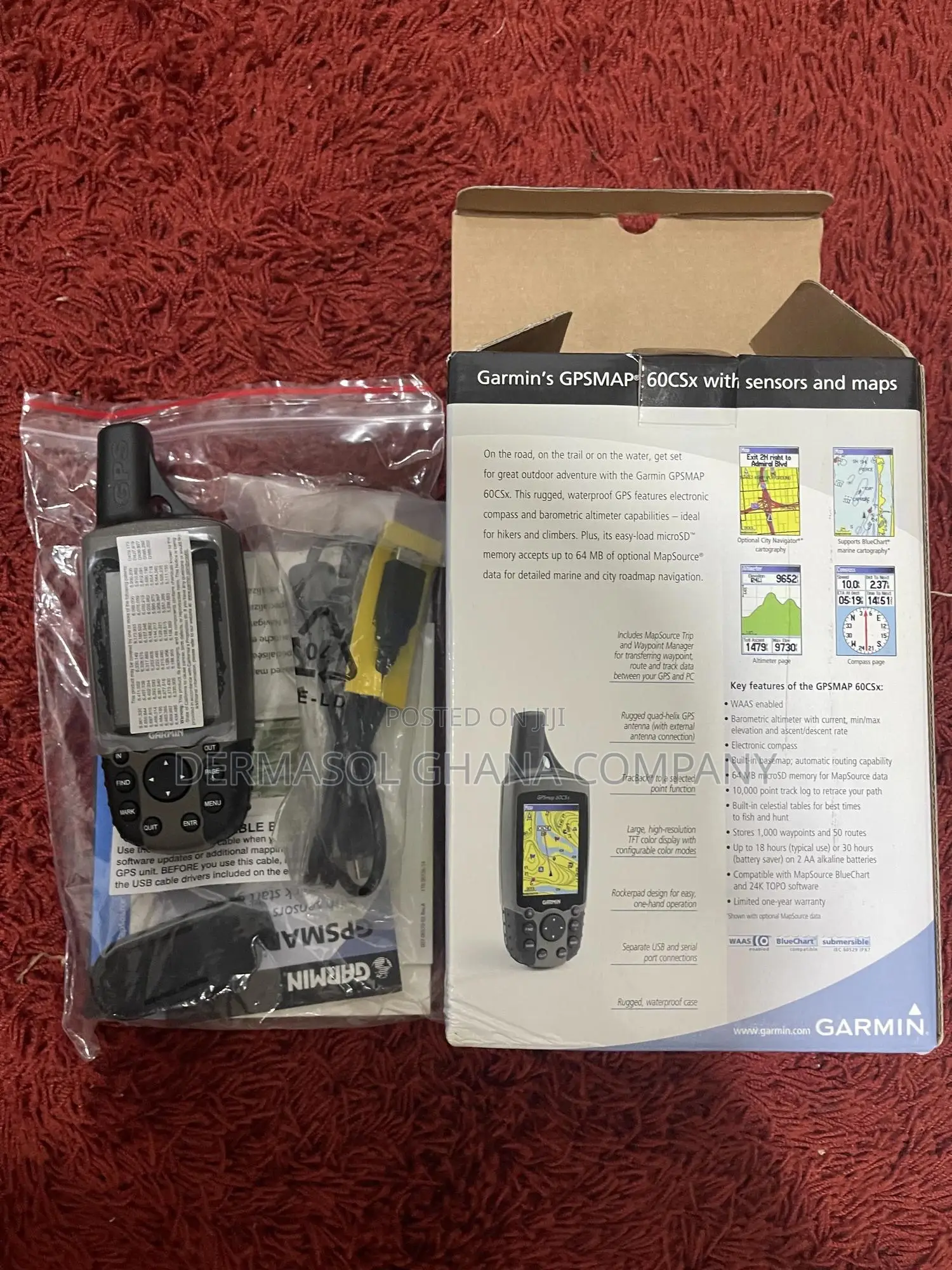 Garmin Gpsmap 60csx Handheld GPS Bundle New
