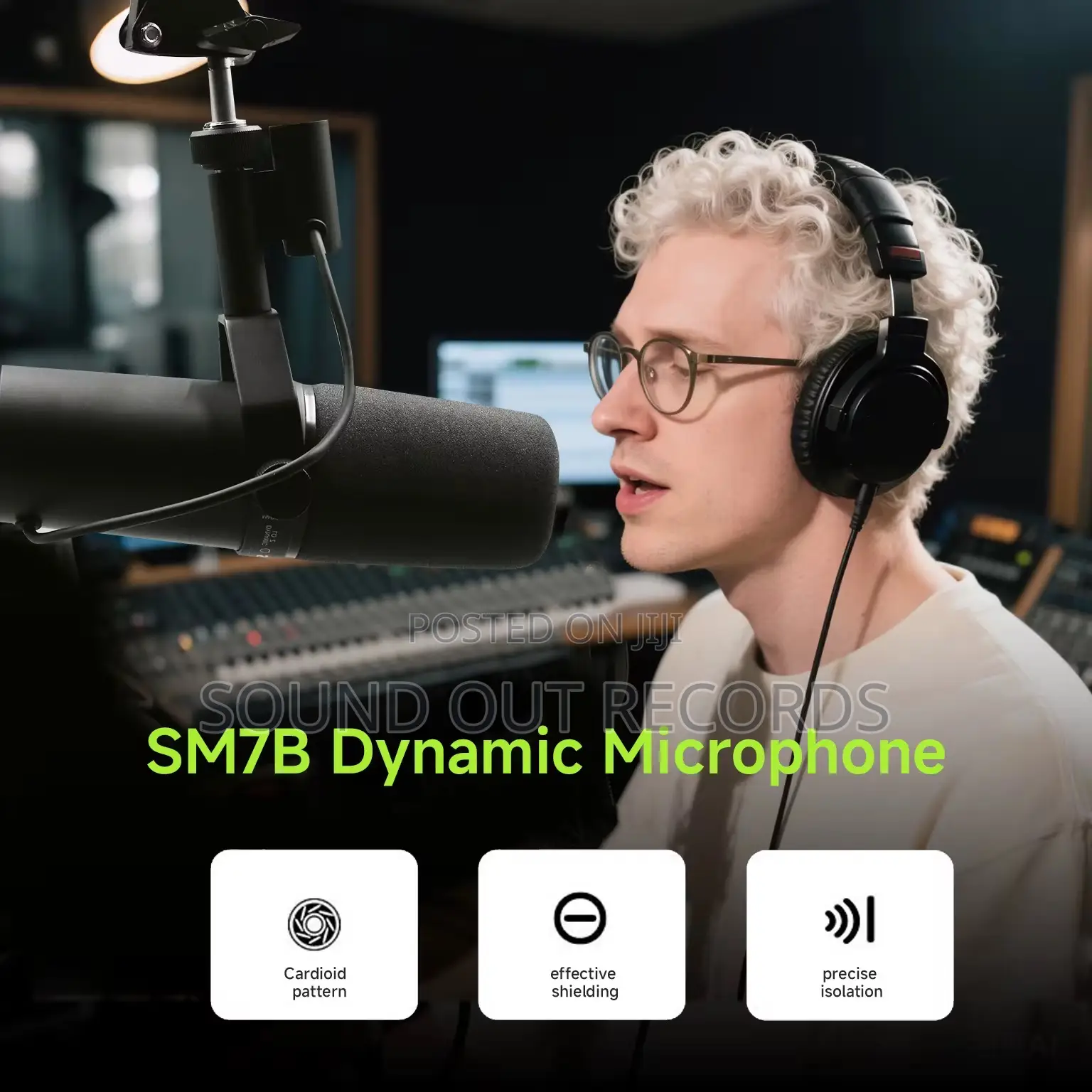 Podcast Microphone Shure Sm7b