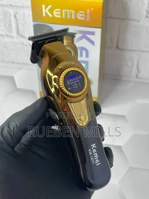 Kemei Km-1677 High Speed Detailer Shaping Skin Machine Beard Trimmer.