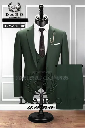 Authentic Army Green Daro Suits Available for Men