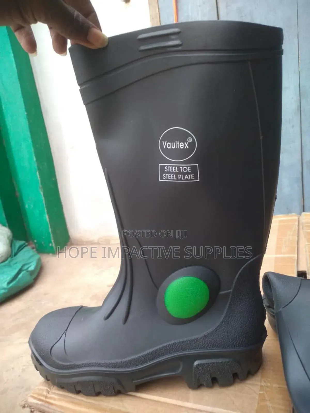 Safety S5 - Mining Wellington Boot.(Steel Toe & Steel Plate Sole.)