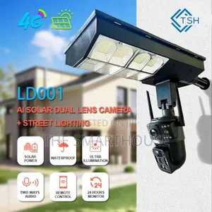 TSH- 4g Solar Streetlight Dual Lens CCTV + Free Memory Card