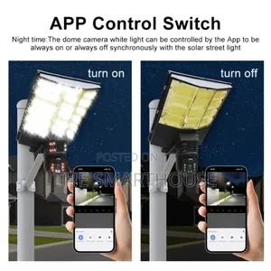 TSH- 4g Solar Streetlight Dual Lens CCTV + Free Memory Card