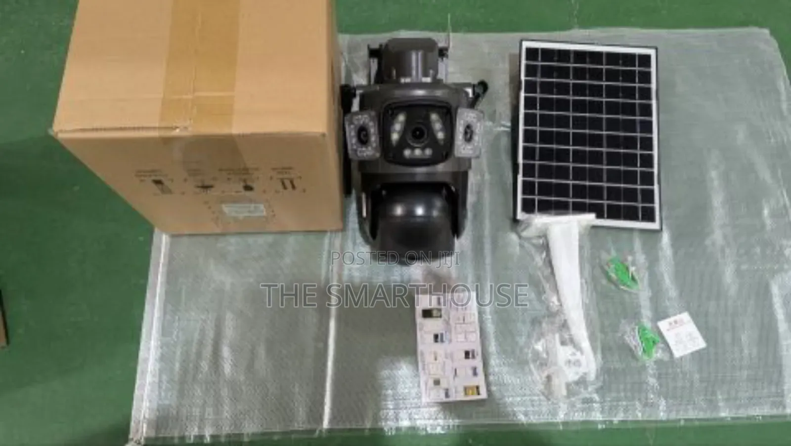 Smart Solar 4g Triple Lens CCTV Camera