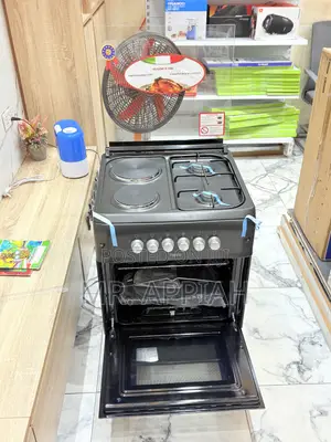 Brand New Volcano 60x60 2 Gas With 2 Electric Burner(Black).