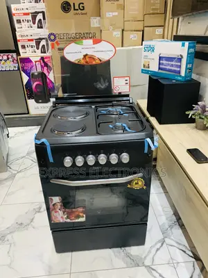 Order for the New Black 2-2 60/60 Oven Rotisserie Gas Electric Stove
