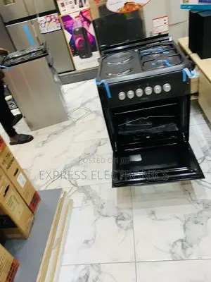 Quality Sleek Black 60–60 2–2) Gas Electric Cooker Oven Here