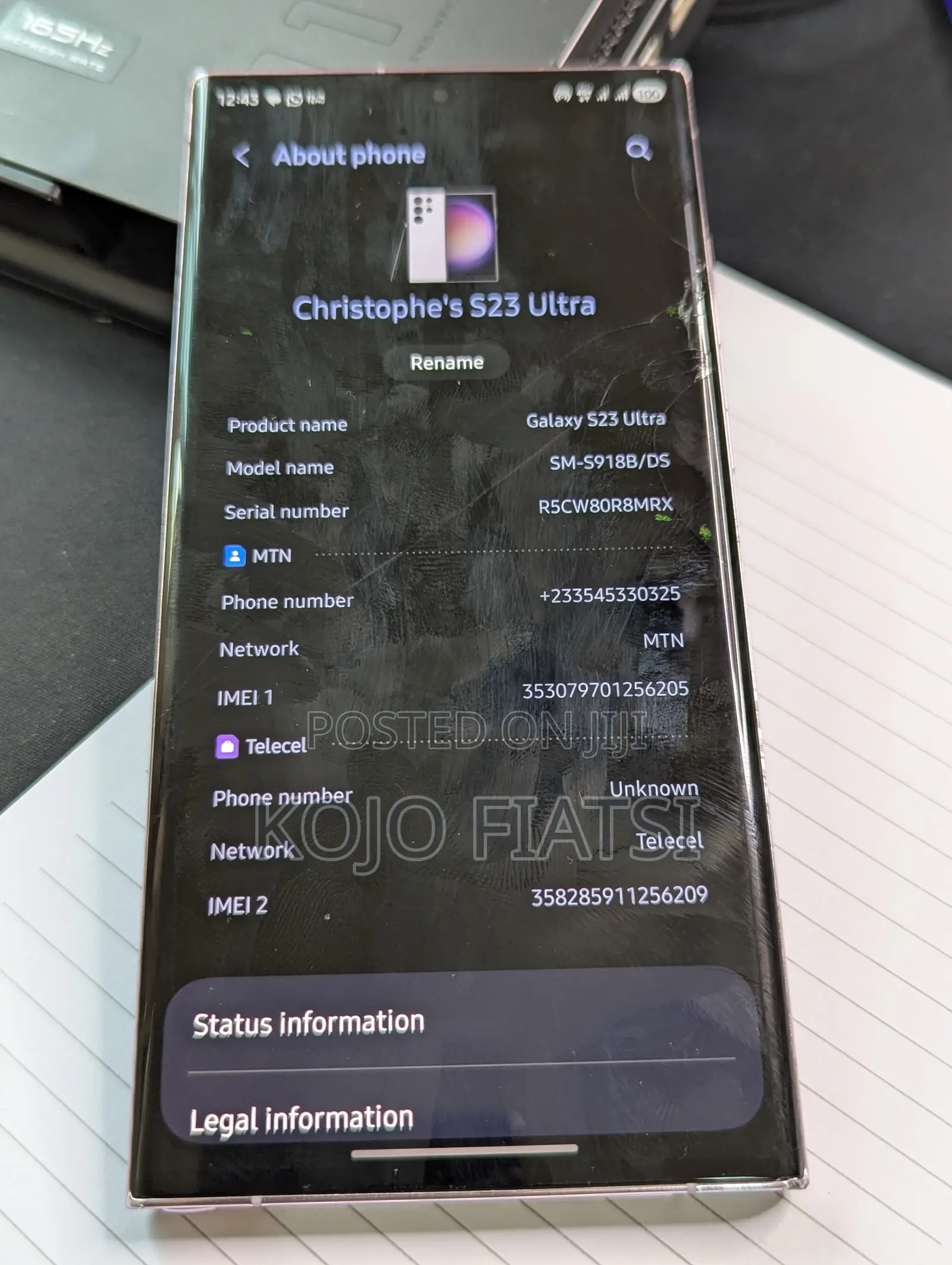Samsung Galaxy S23 Ultra 256 GB Pink