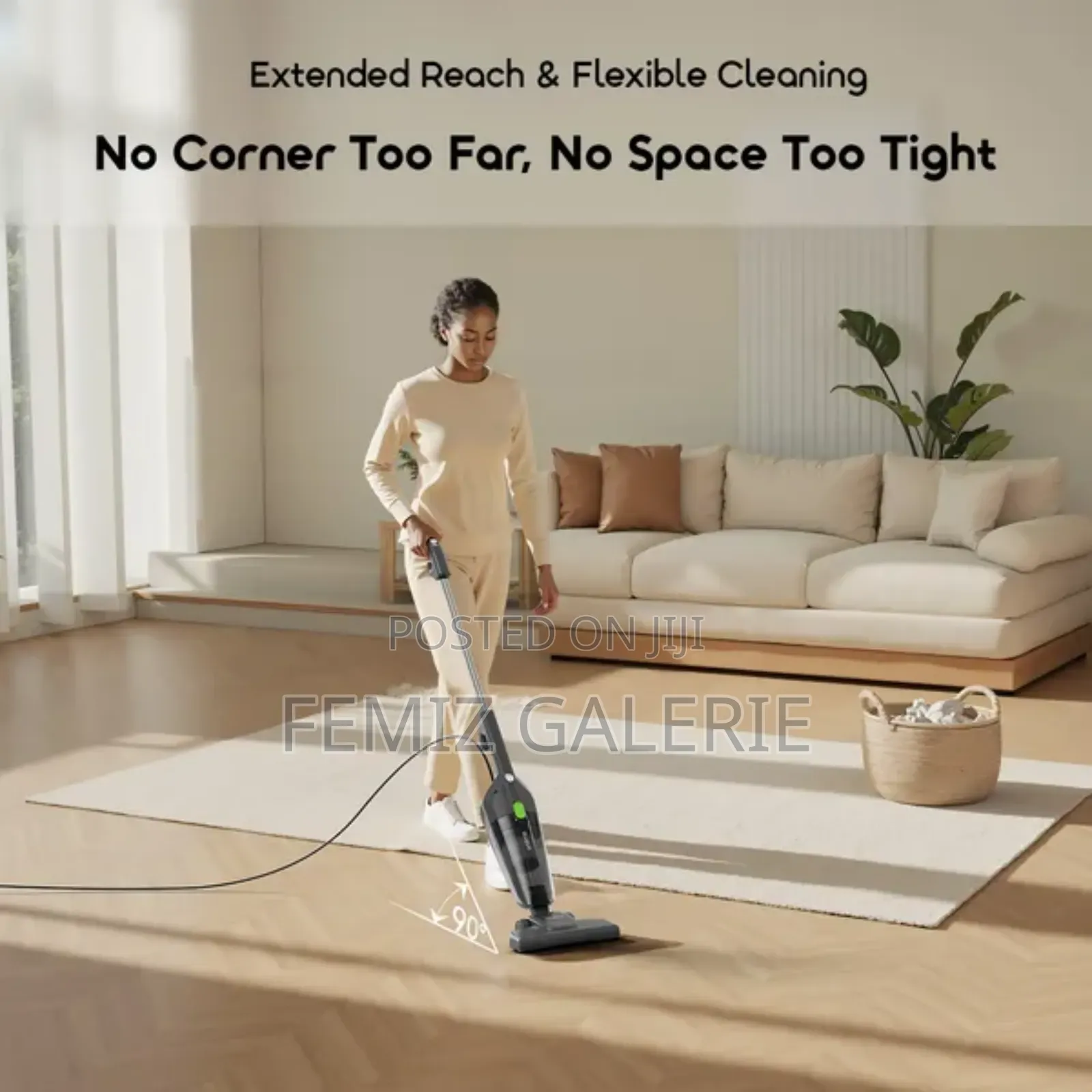 Oraimo Cordforce Flex Corded 2-in-1 Stick Vacuum