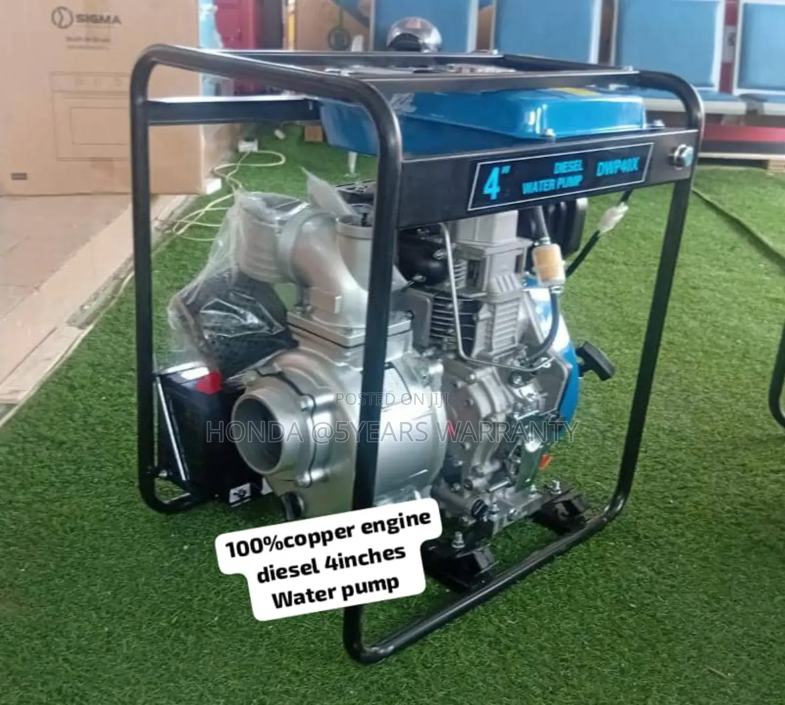 Blue Black 4inches Diesel Water Pump Machine 4inches Diesel