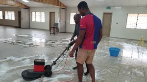 Scrubber Floor Tiles and General Cleaning