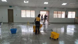 Scrubber Floor Tiles and General Cleaning