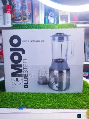 K- Mojo Blue Steel 1200w Blender Grinder