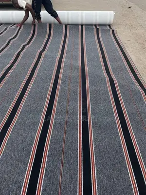 Strips Gray Carpet