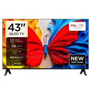 2025 Model TCL 43” Qled Hdr10 60hz