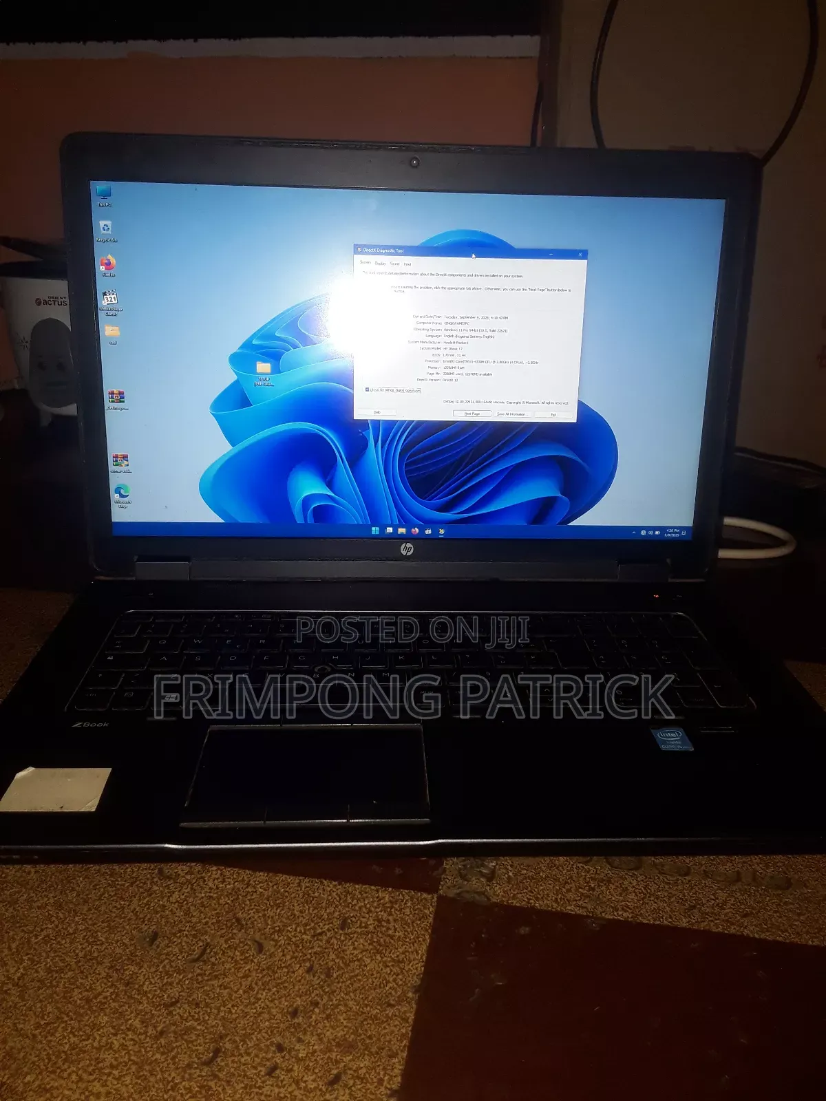 Laptop HP ZBook 17 12GB Intel Core I5 HDD+SSD 640GB