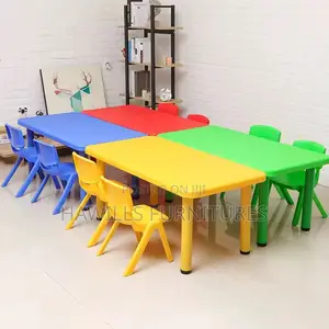 Kids Colorful Table (120*60*50cm)