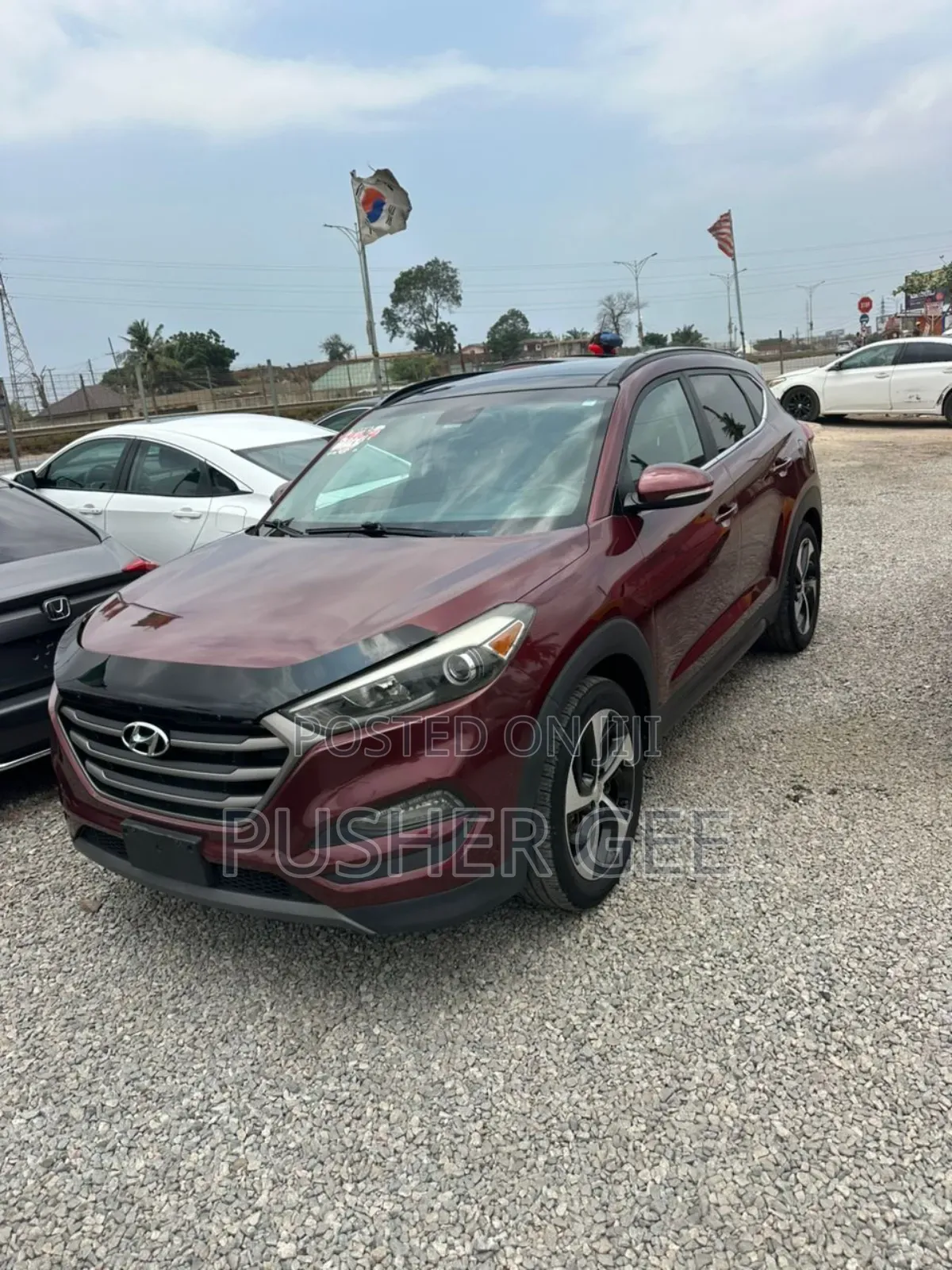 Hyundai Tucson Limited AWD 2016 Red