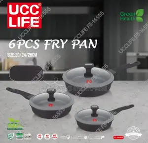 3 Set Frypan With Lid