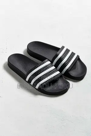 Adidas Adilette Flat Slides Comes In Different Colours, Swipe >>