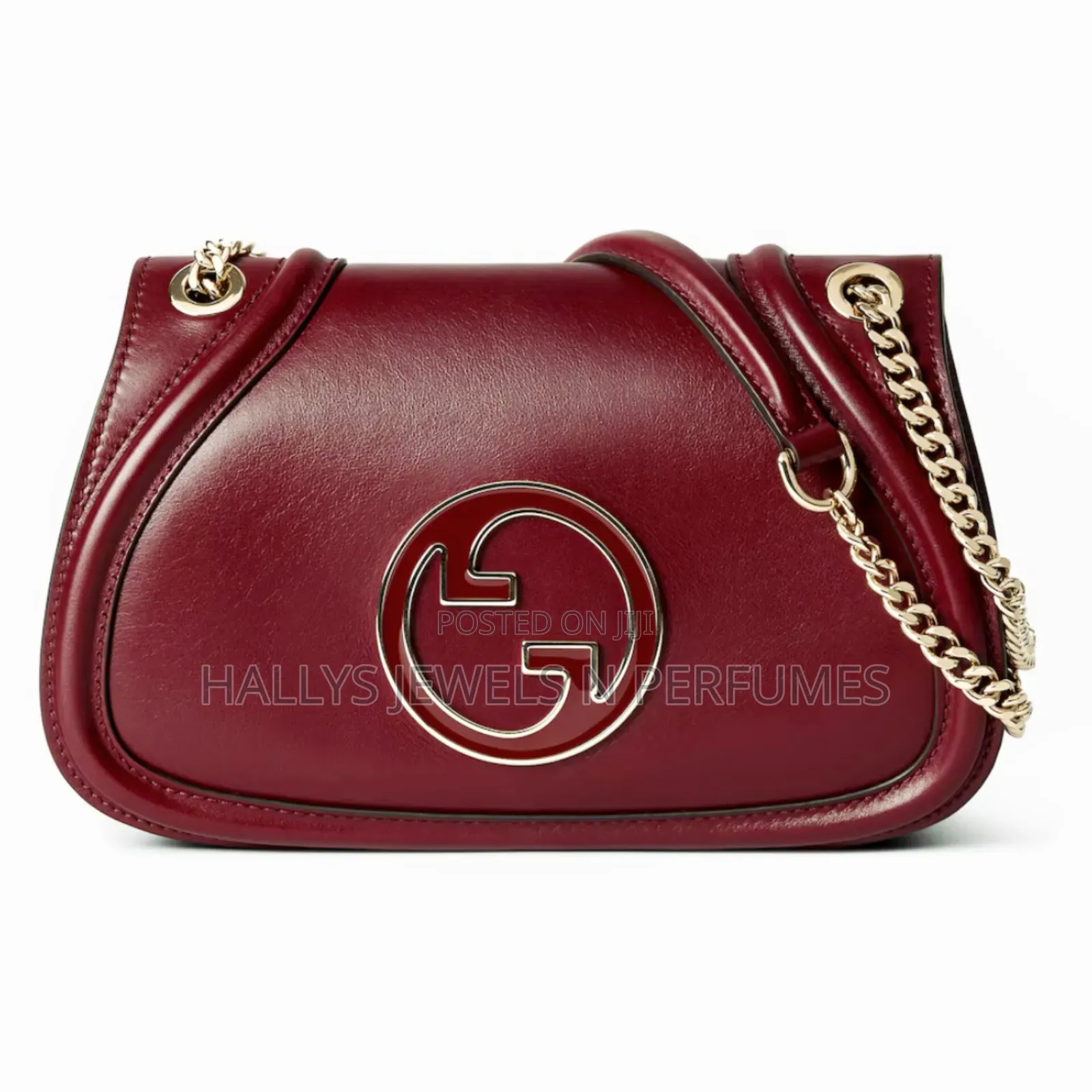 Medium Shoulder or Crossbody Bag, Wine Genuine Leather