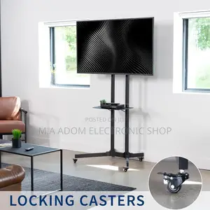 Tv Trolley With Wheels for Leds Between 32”-70”