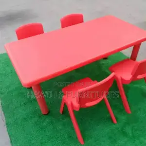 School Table and Chairs
