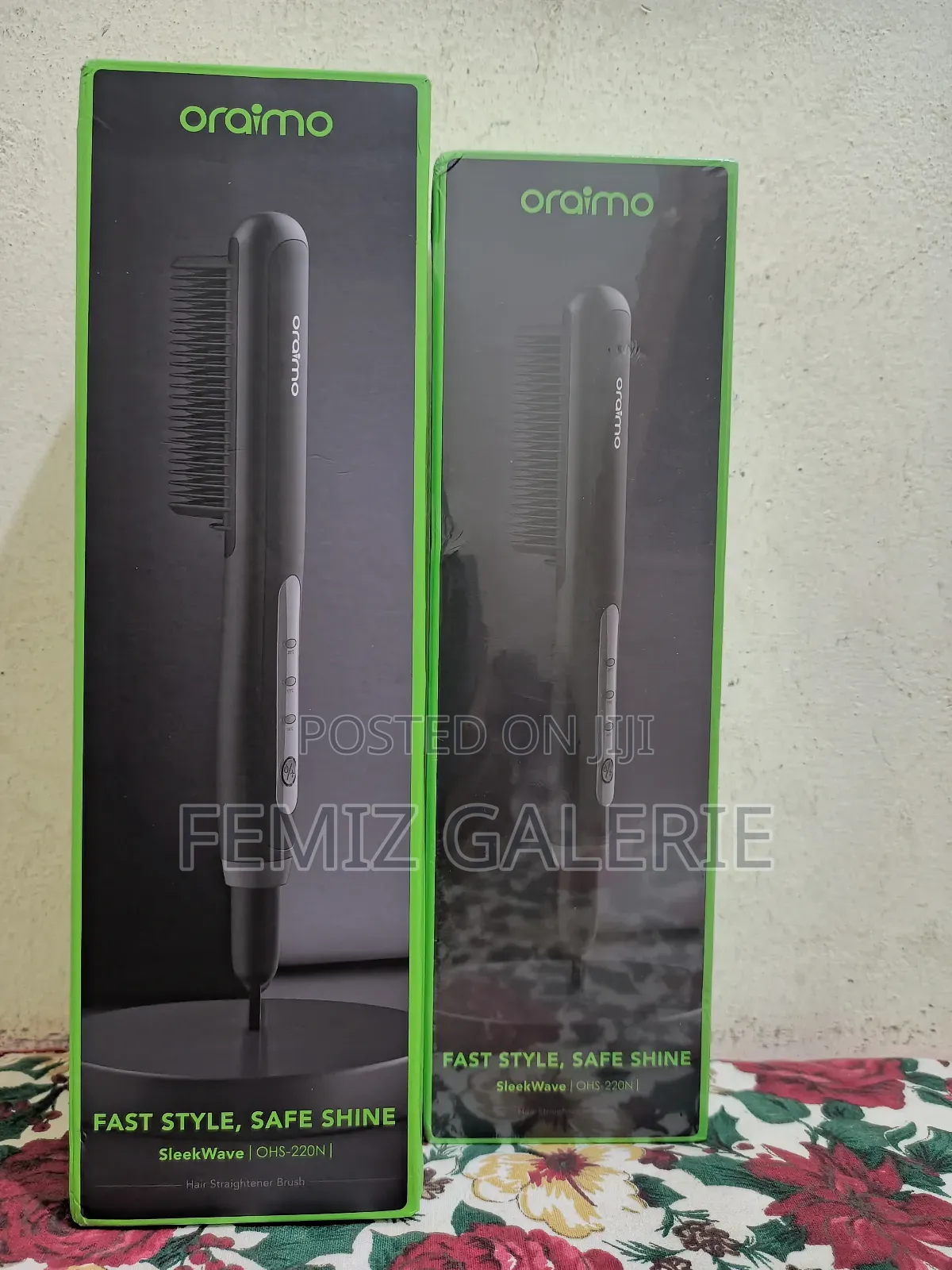 Oraimo Sleekwave Hair Straightener Brush