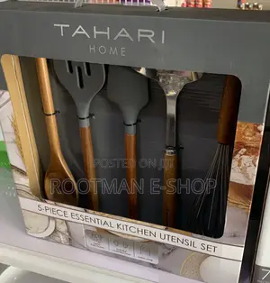 Tahari Home 5-Piece Essential Kitchen Utensil Set.