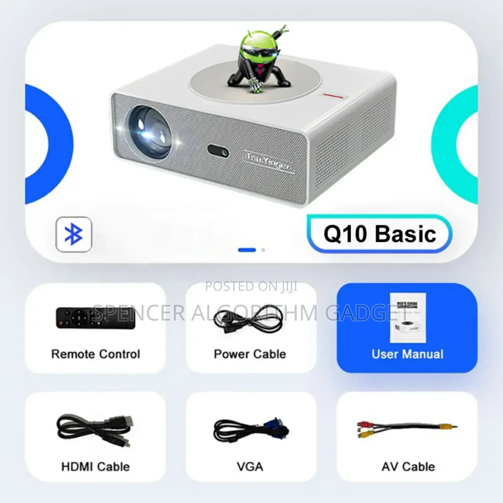 Touyinger Q10 Projector 9500 Lumen(Accra Shop)