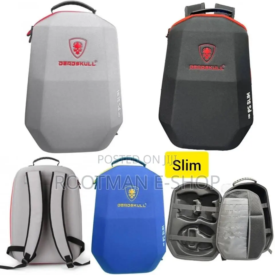 Deadskull Playstation 5 Slim Travel Backpack 2.0 – Premium Shockproof