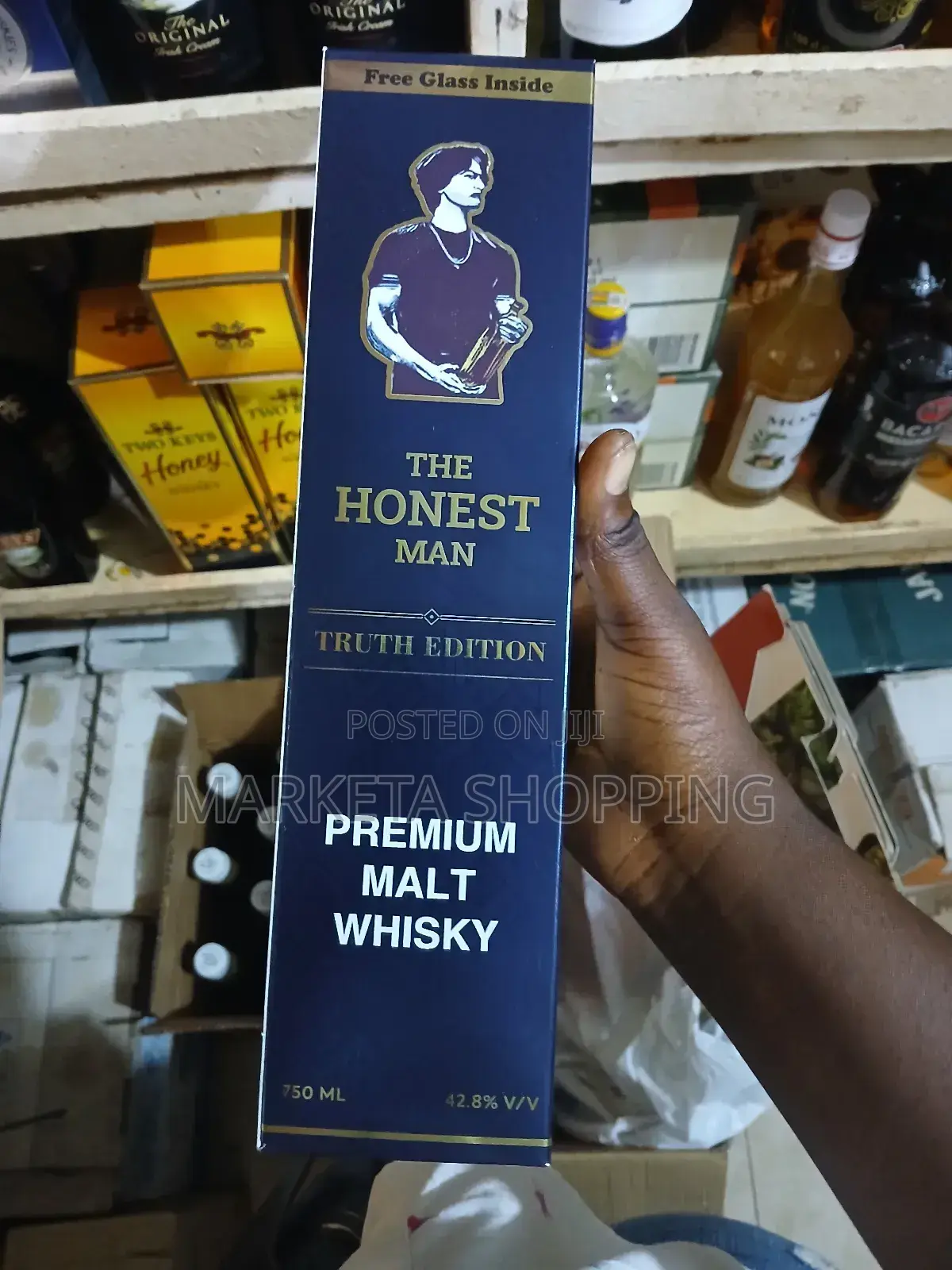 The Honest Man Whiskey 750ml