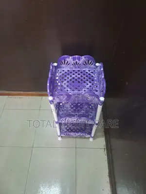 Three Shelf Plastic Storage Rack